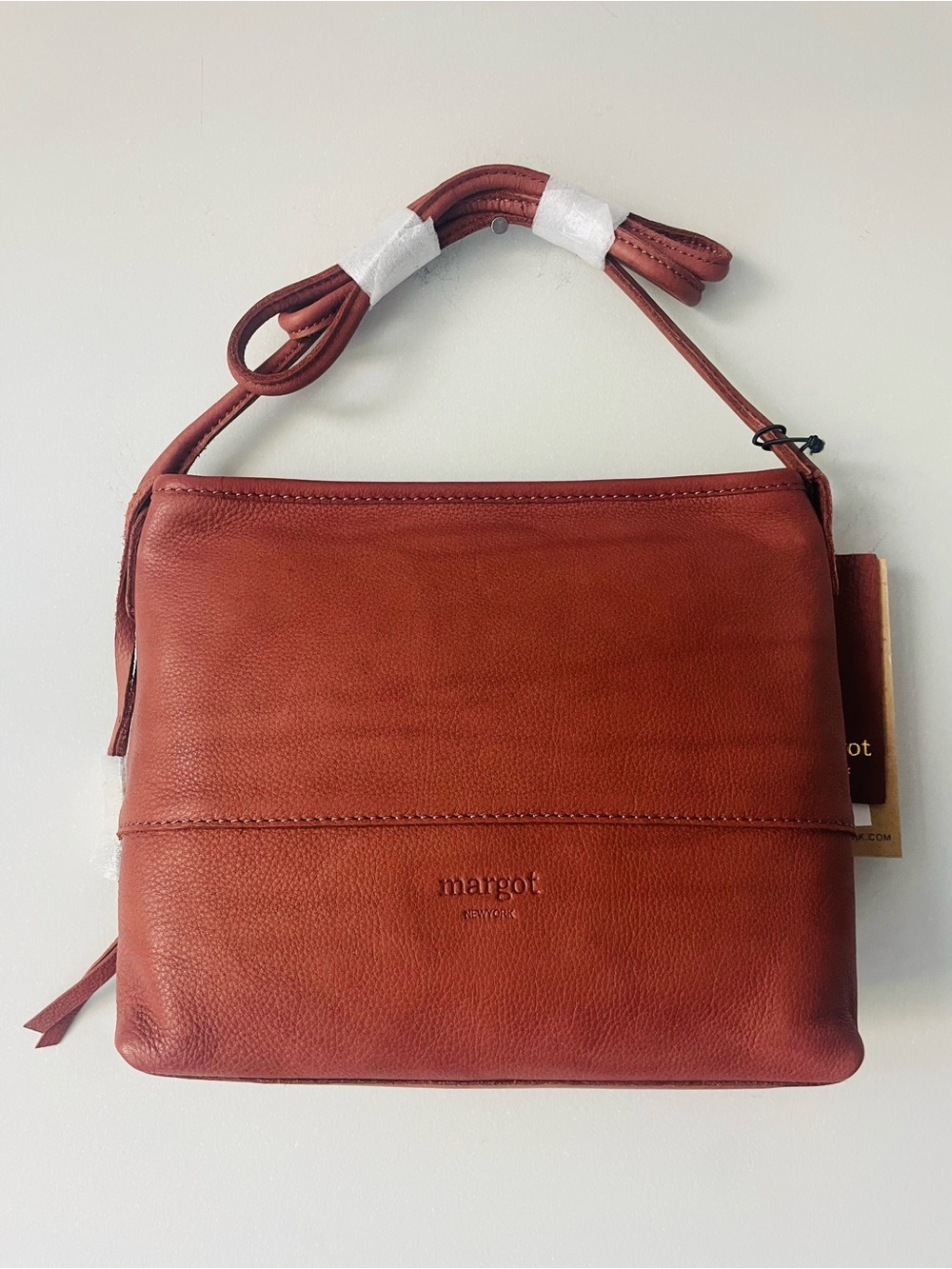 Margot New York Leather Derby Crossbody NWT